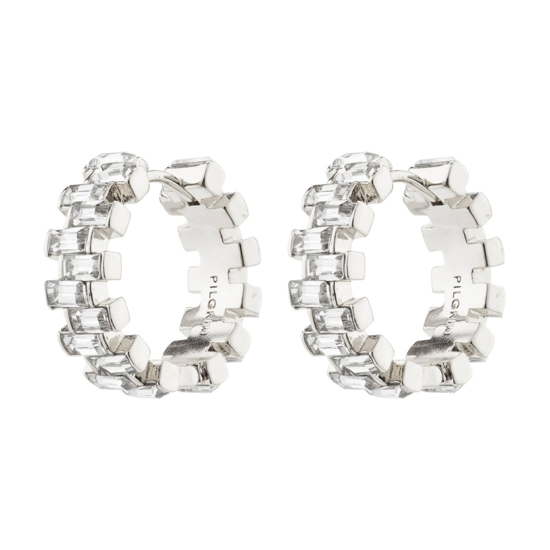 Create Recycled Crystal Hoop Earrings - PILGRIM