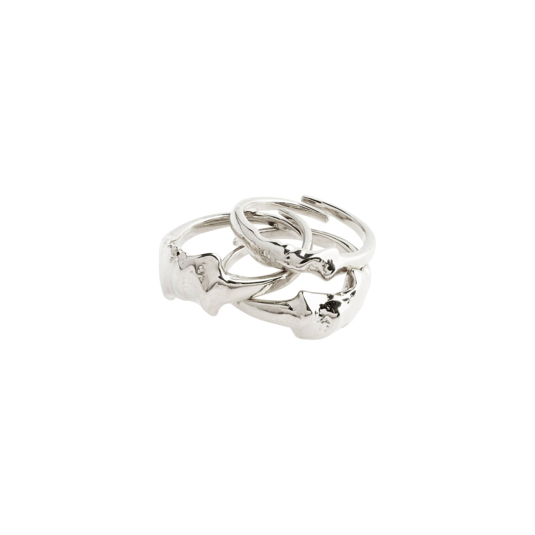 ANNE recycled ring 3-in-1 set - PILGRIM