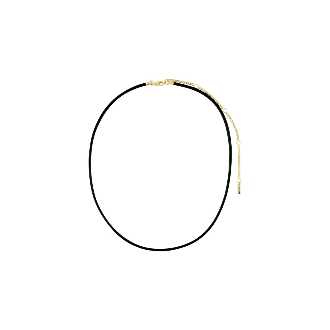 CHARM leather cord necklace - PILGRIM