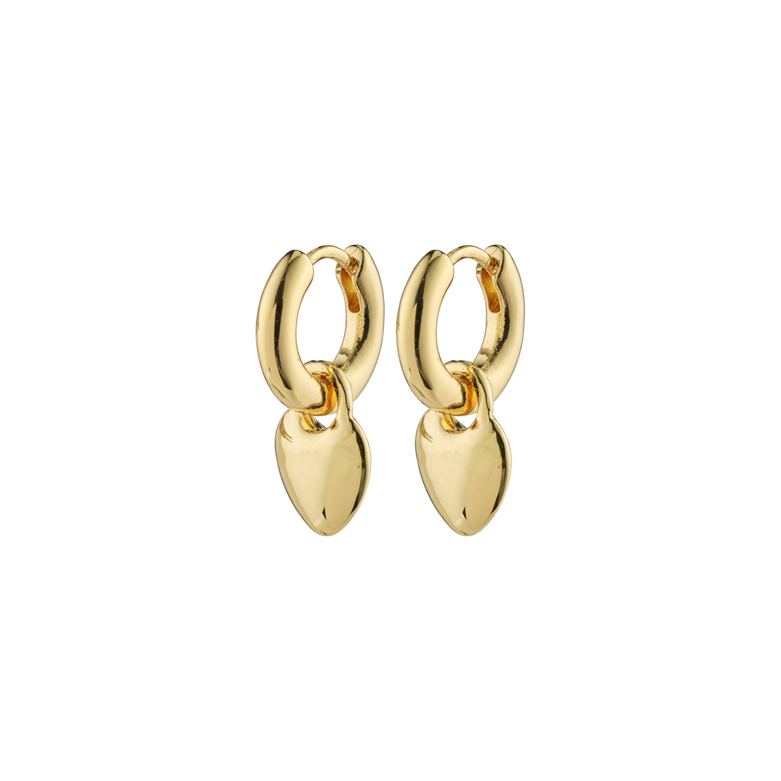 SOPHIA recycled heart hoops- PILGRIM