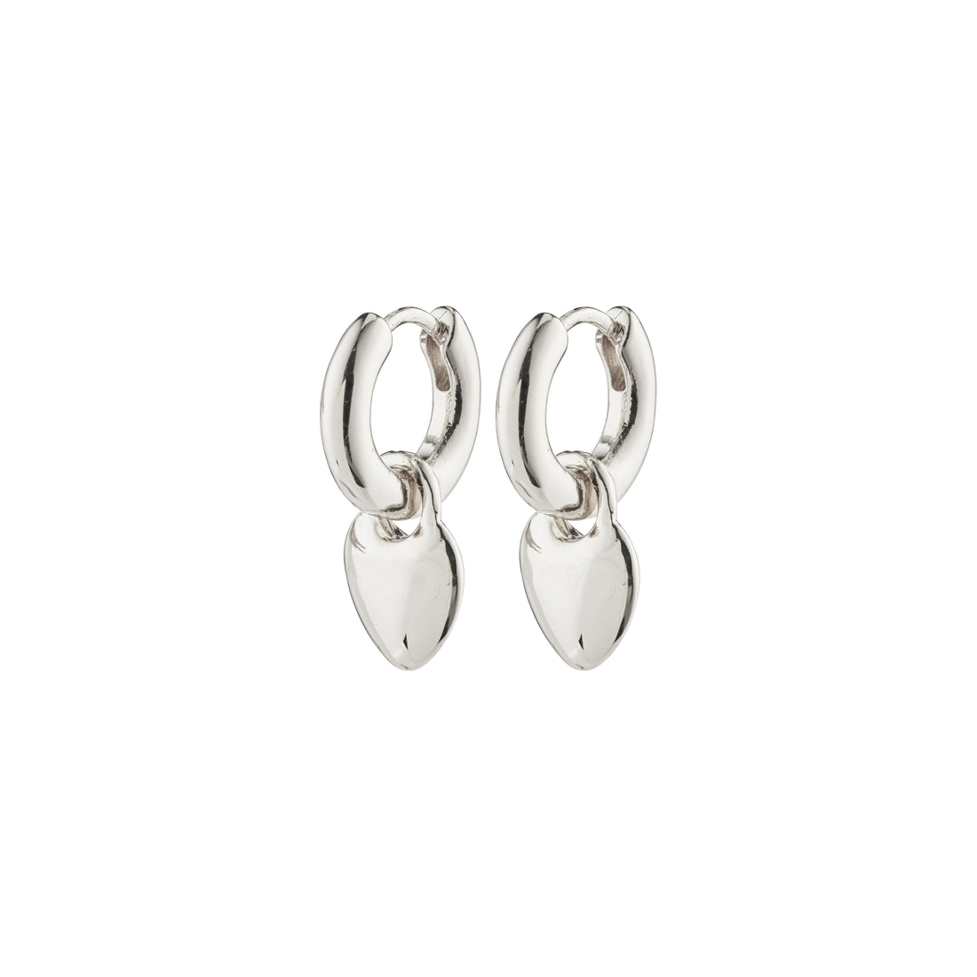 SOPHIA recycled heart hoops- PILGRIM