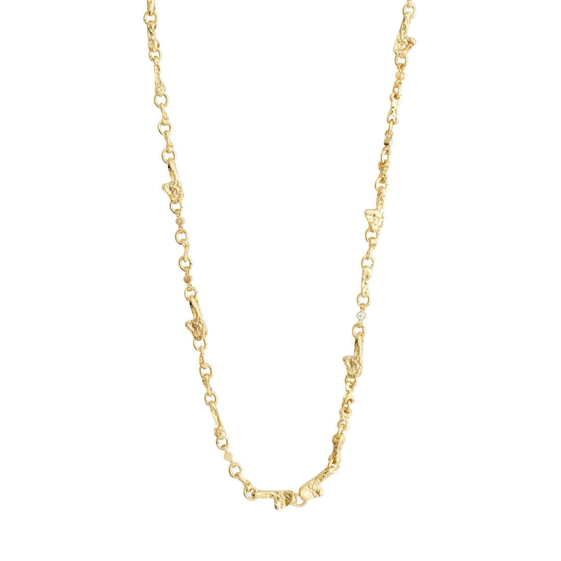 Hallie Organic Shaped Crystal Necklace - PILGRIM
