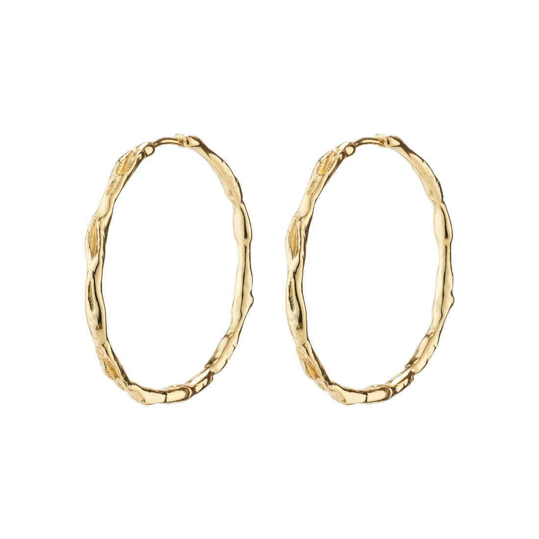 Eddy Recycled Organic Shaped Maxi Hoops - PILGRIM