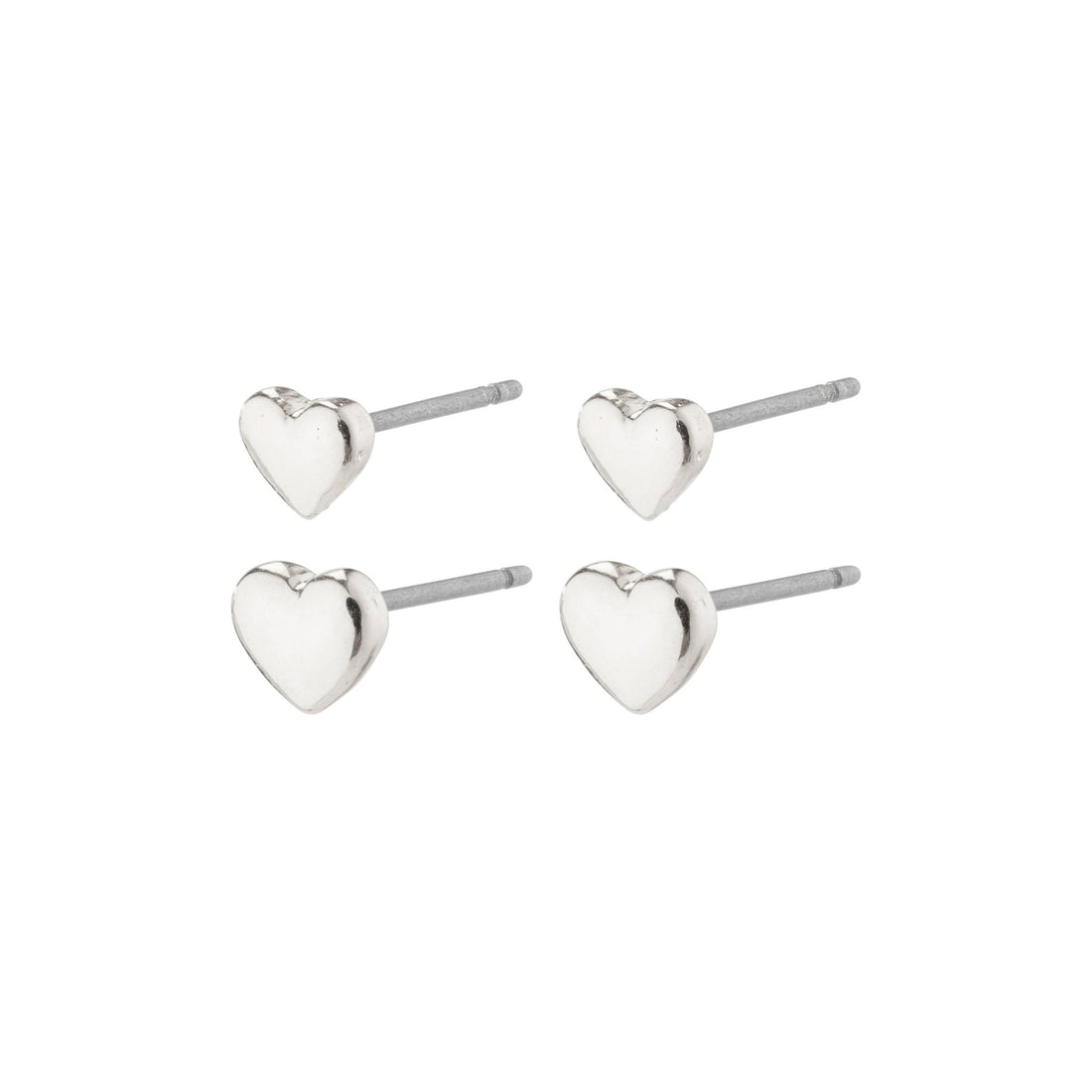 Afroditte Recycled Heart 2-in-1 Earrings Set - PILGRIM