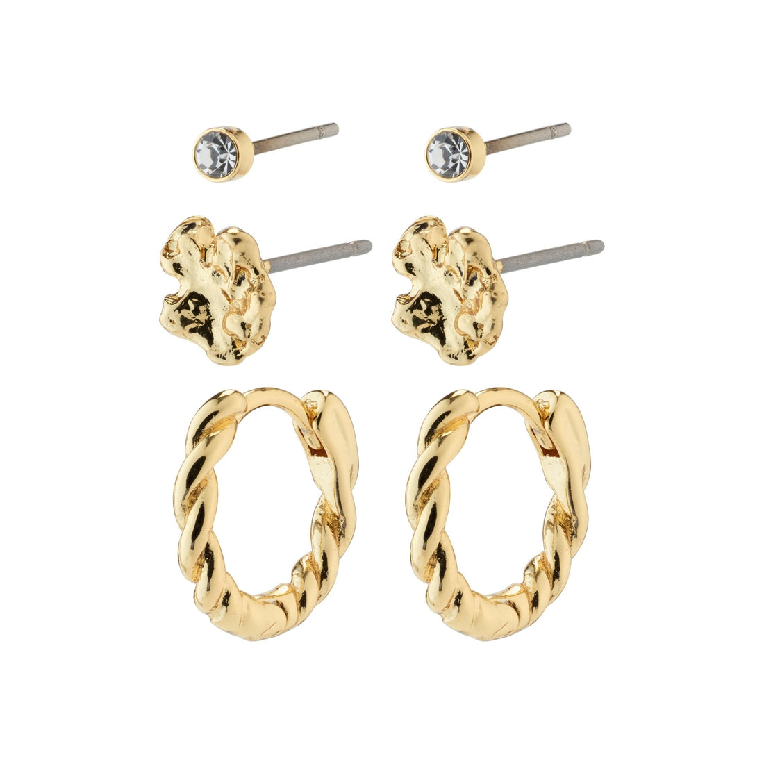 Emanuelle Recycled Earrings Set - PILGRIM
