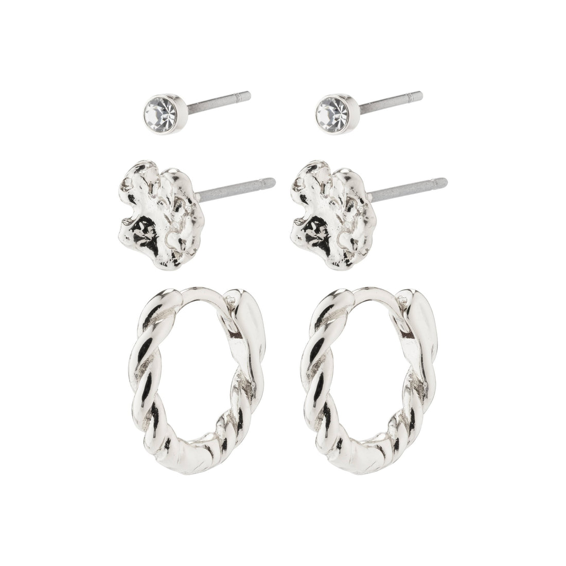 Emanuelle Recycled Earrings Set - PILGRIM