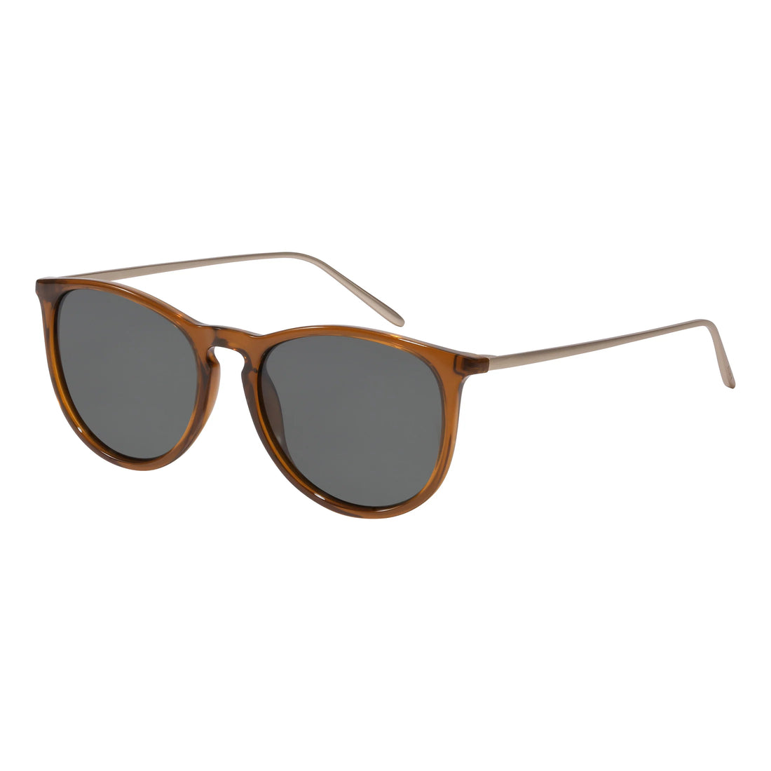 Vanille Gold Plated Dark Brown Sunglasses