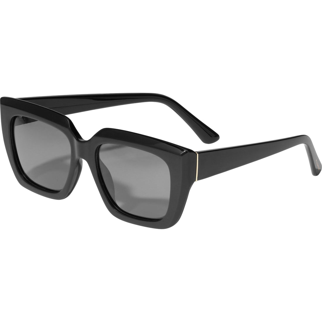 JOGLI recycled sunglasses black/gold - PILGRIM
