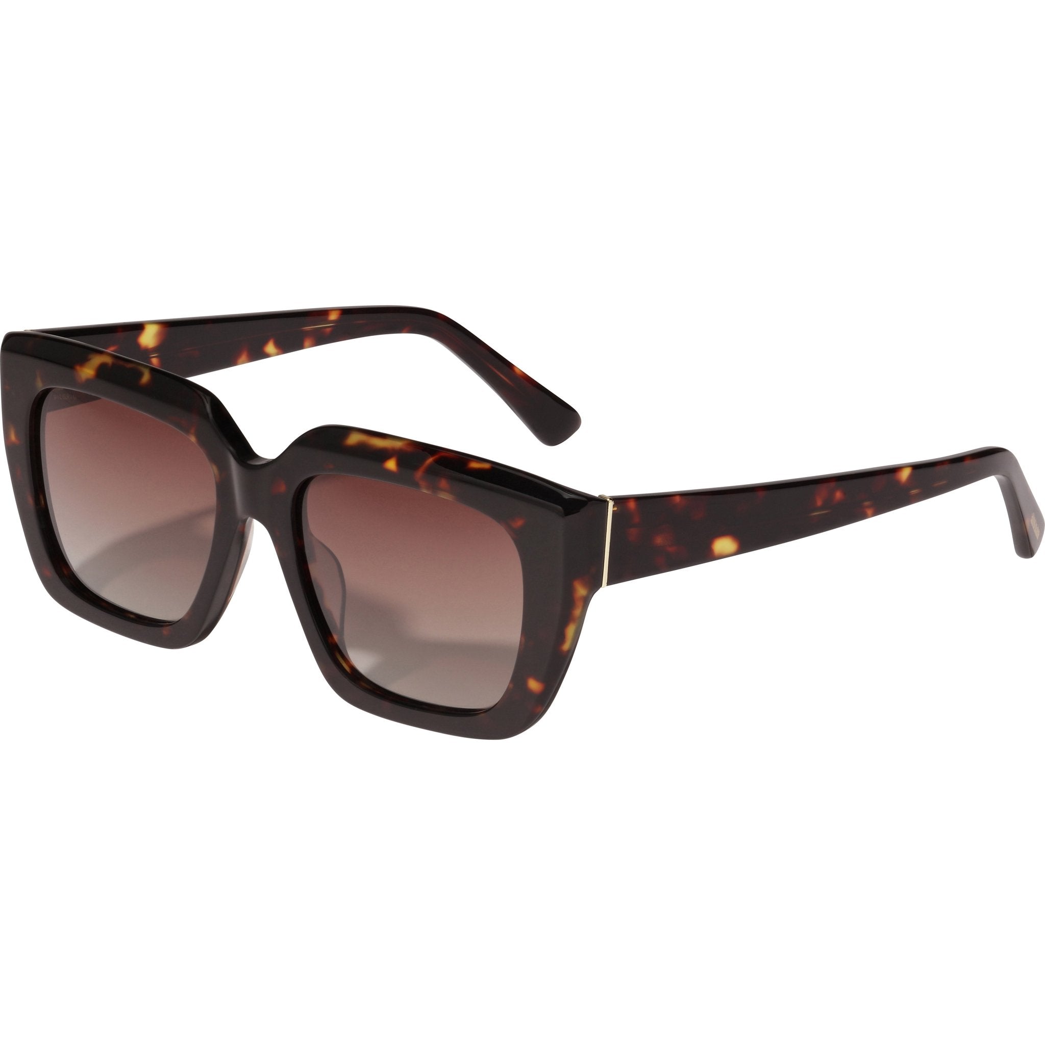 Pilgrim JOGLI recycled sunglasses tortoise brown/gold – PILGRIM