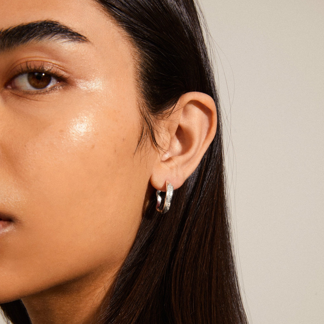 Freedom Crystal Hoops Earrings - PILGRIM