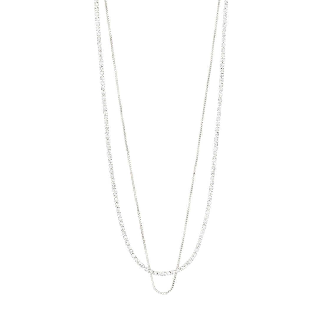 Mille Crystal Layered Necklace - PILGRIM