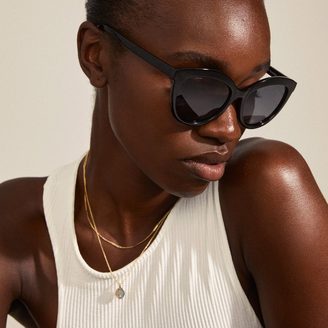 Pilgrim Marlene Recycled Black Sunglasses - PILGRIM