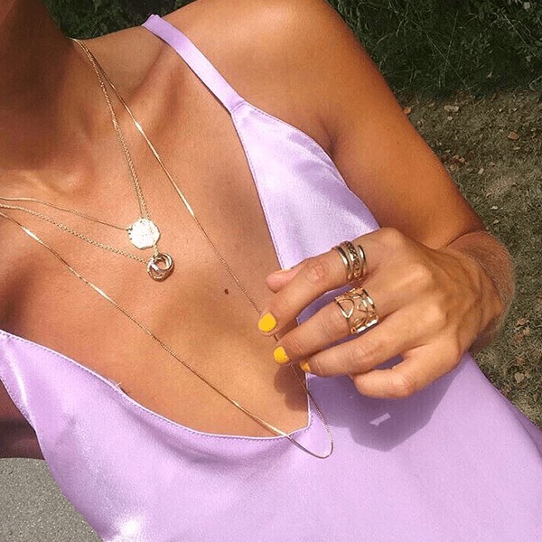 Pilgrim Nancy Classic Chain Necklace 80 cm - PILGRIM