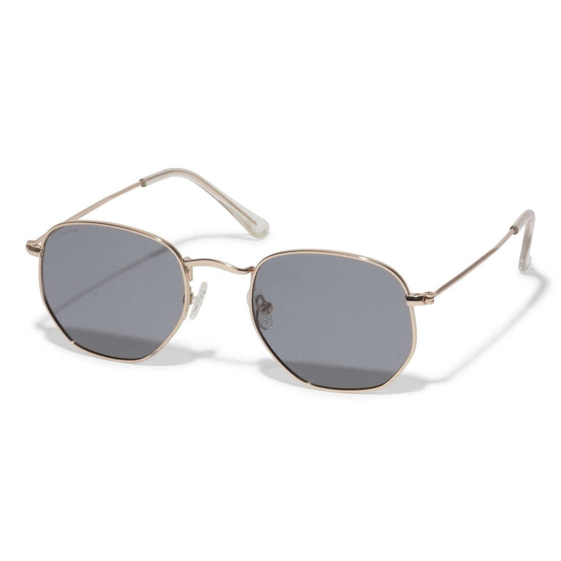 Pilgrim Rylan Gold Plated Sunglasses Grey - PILGRIM