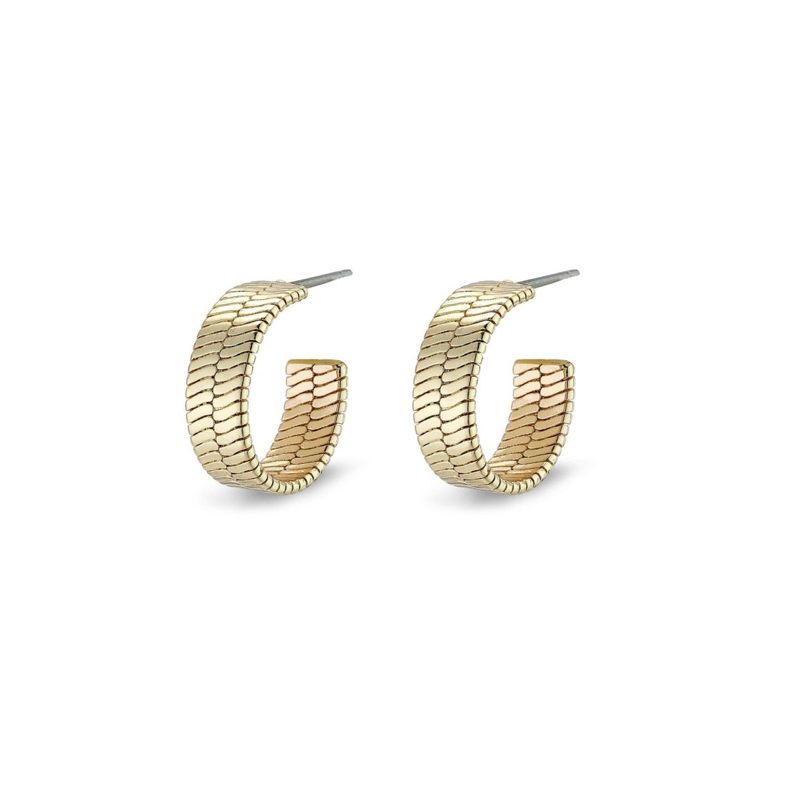 Pilgrim Yggdrasil Snake Chain Hoops - PILGRIM
