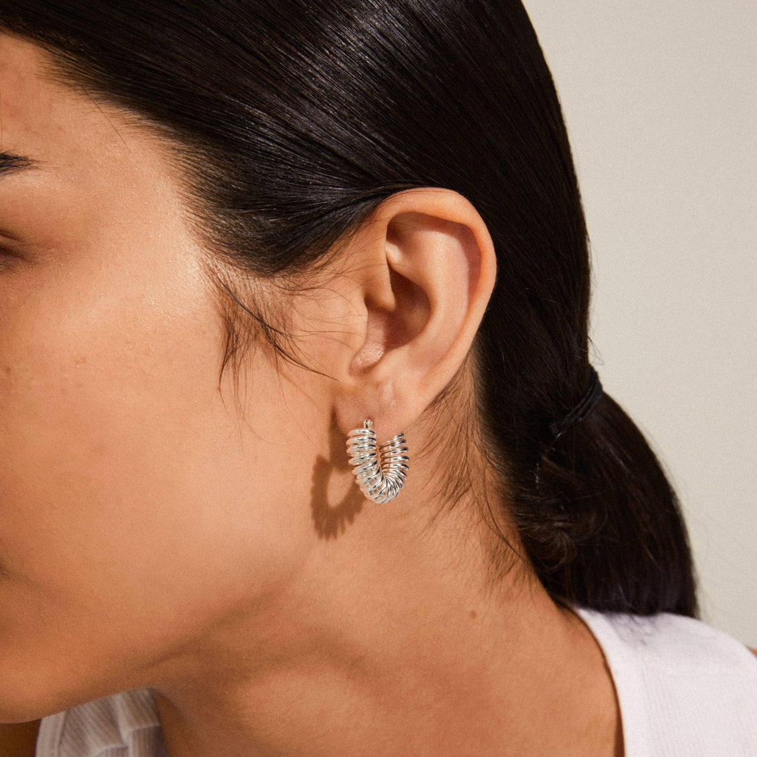 Sara Spiral Hoop Earrings - PILGRIM
