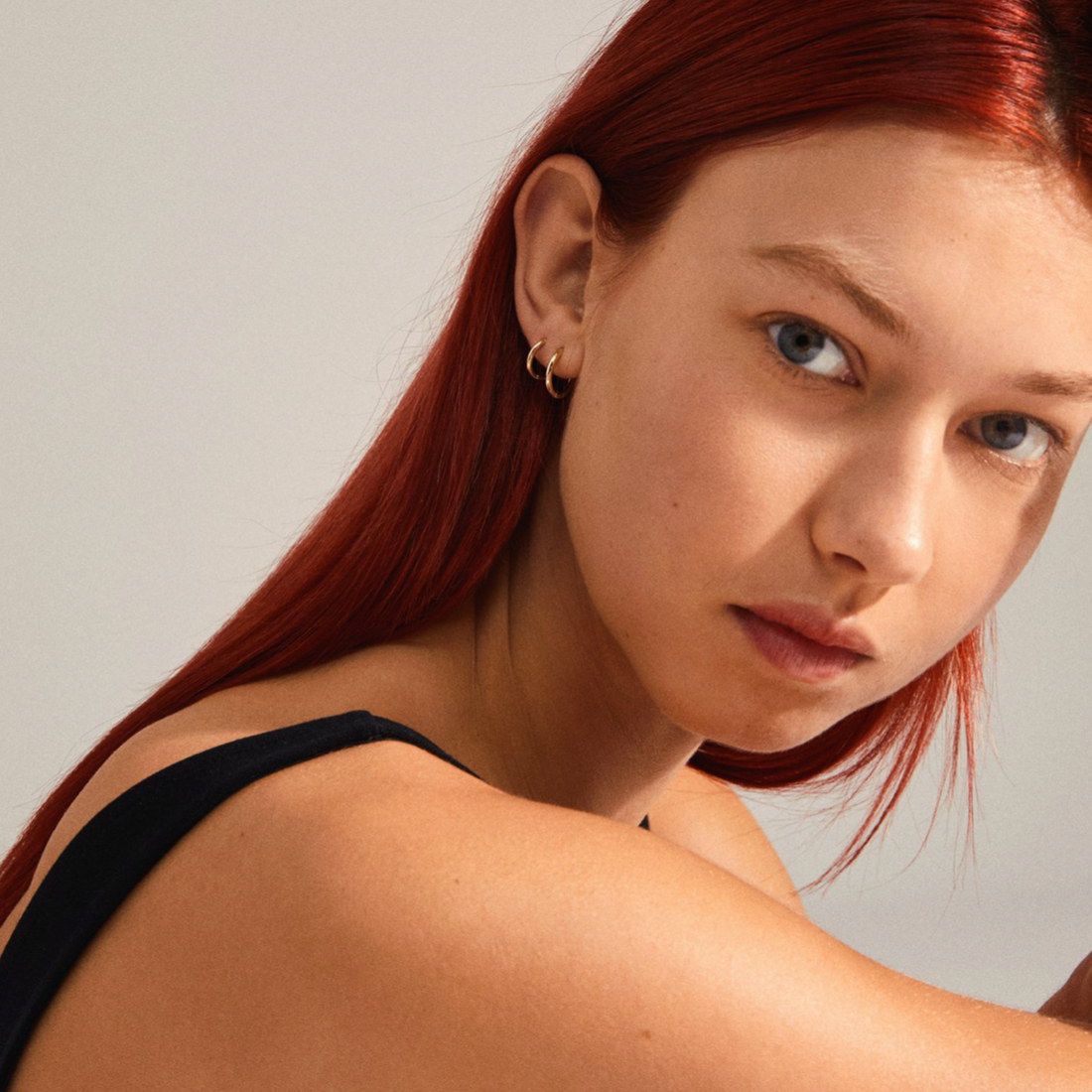 LEAF Hoop Earrings Set