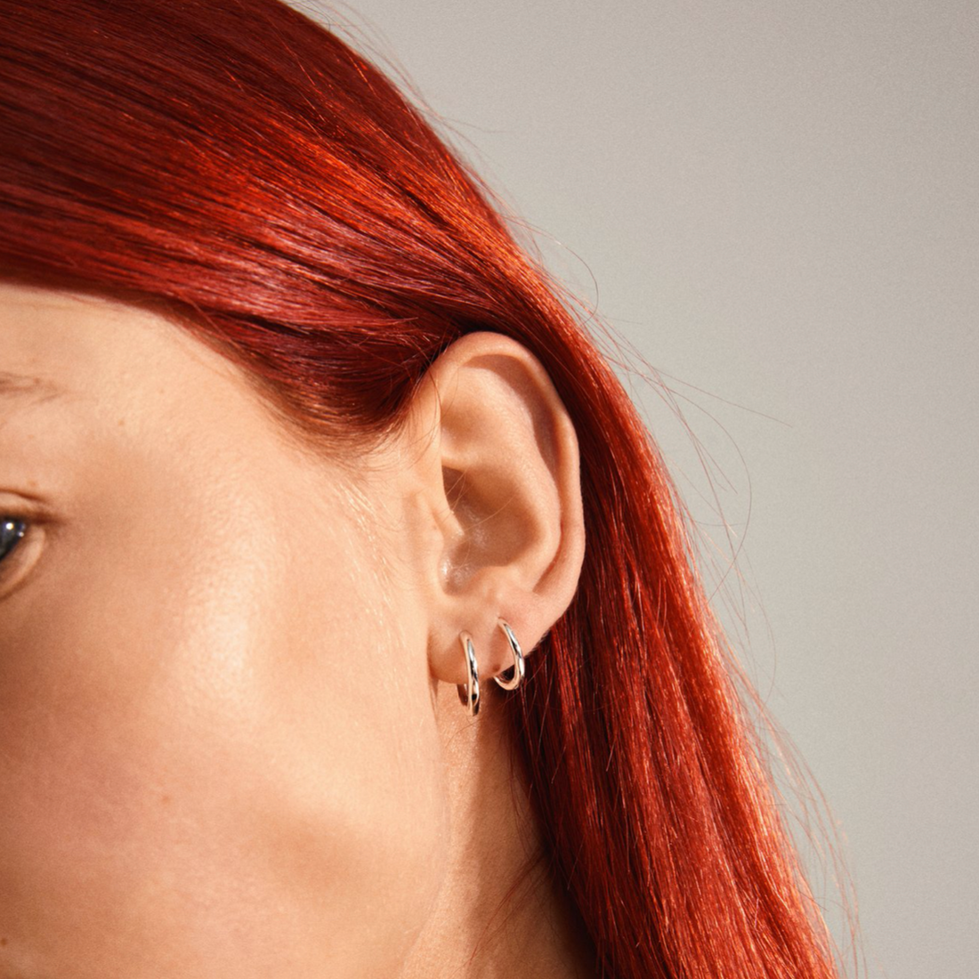 LEAF Hoop Earrings Set
