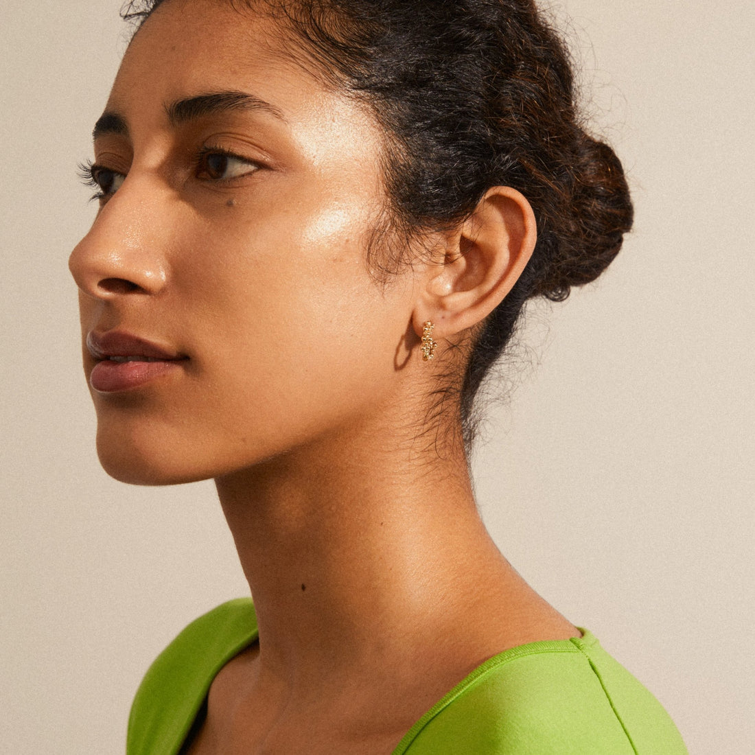 SOLIDARITY Small Recycled Hoop Earrings - PILGRIM