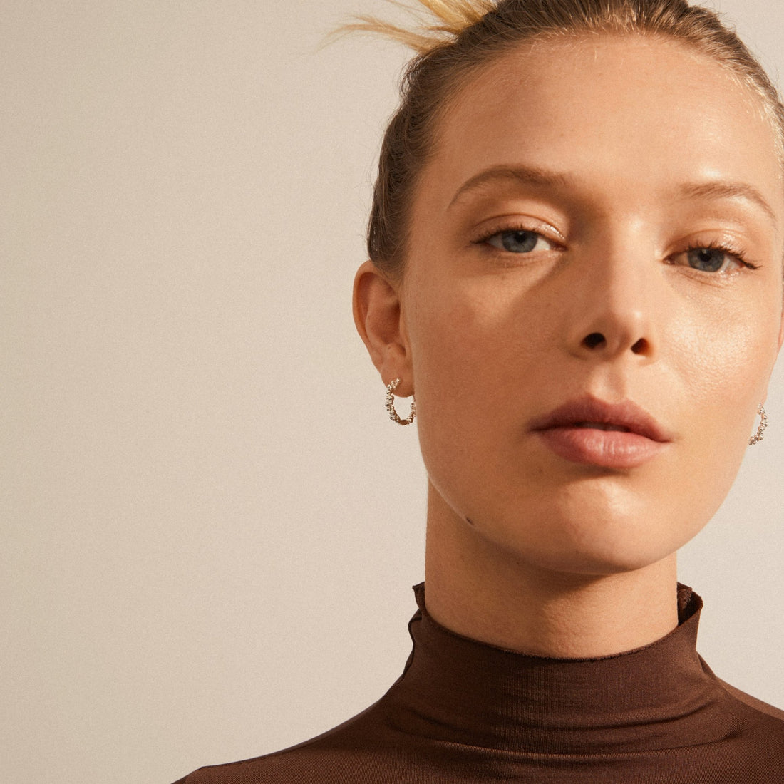 SOLIDARITY Small Recycled Hoop Earrings - PILGRIM