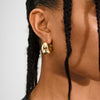 FREE recycled chunky hoop earrings
