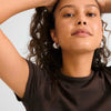 FREE recycled chunky hoop earrings
