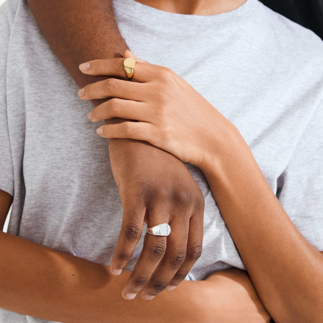 PRESENCE recycled signet ring