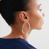 LIGHT Recycled Wavy Large Hoops