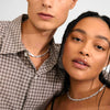 INSTANT collier texturé recyclé