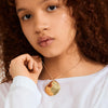 SPARKLE recycled wavy pendant necklace