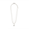 SPARKLE recycled coin pendant necklace 2-in-1