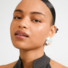 SPARKLE grandes boucles d’oreilles plates recyclées