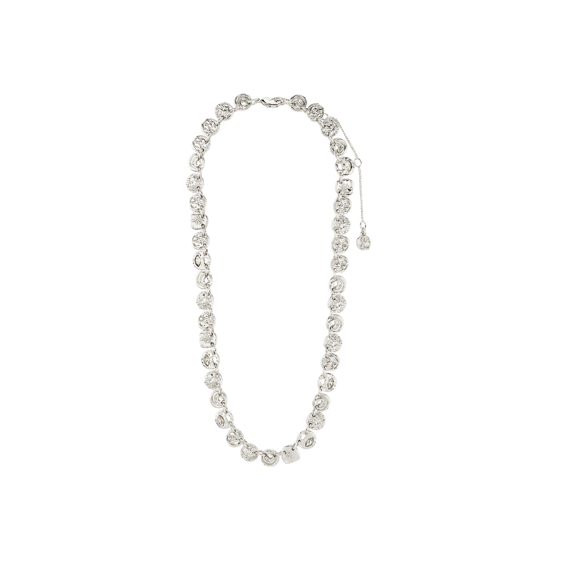 FIRE collier pièces & cristaux recyclé