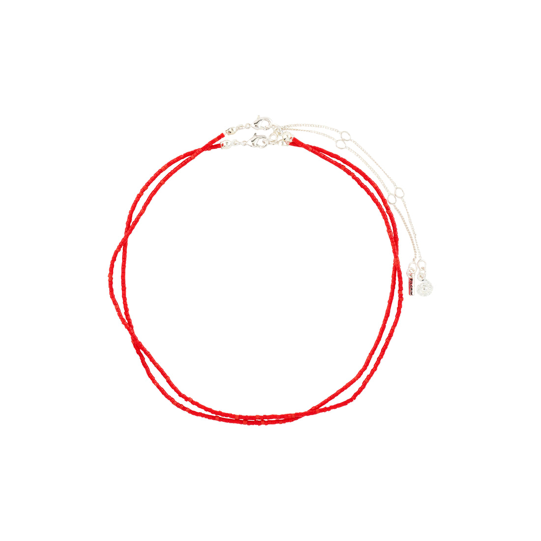 PILGRIM HAZE necklaces 2-in-1 set, red