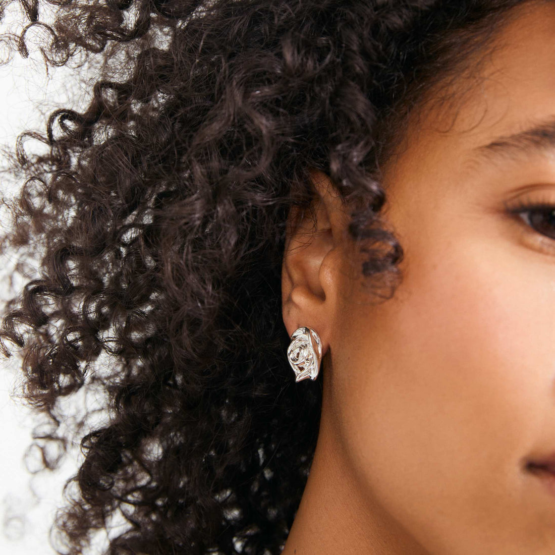 INNER BOUCLES D'OREILLES ROSE RECYCLÉES