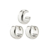 PACE Recycled Hoop and Cuff Earrings - PILGRIM