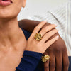 ECLIPSE recycled chunky organic ring