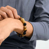 UNFOLD semi-precious stones bracelet brown
