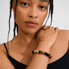 UNFOLD semi-precious stones bracelet brown