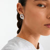 UNFOLD recycled spiral earrings
