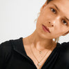 SHIFT recycled pearl & crystal necklace 2-in-1