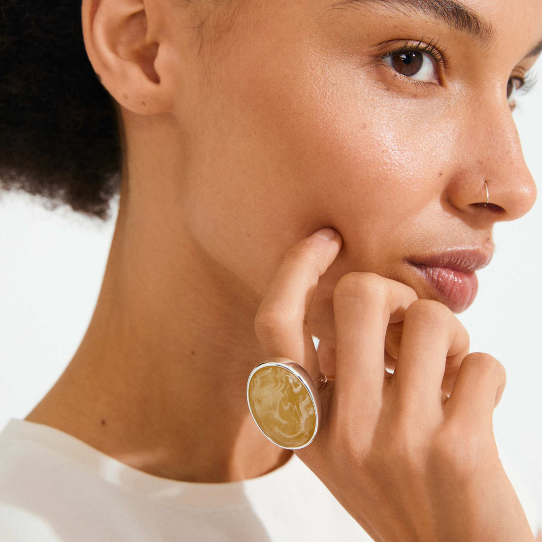 STILL BAGUE PIERRE RECYCLÉE JAUNE