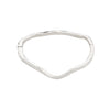 PILGRIM TRUE recycled wavy bangle 