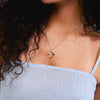 DREAM recycled flower pendant necklace
