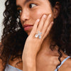 DREAM recycled flower statement ring