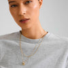 BETWEEN recycled tiny pendants necklace 2-in-1