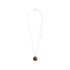 SENSE collier pendentif en pierre œil de tigre recyclé