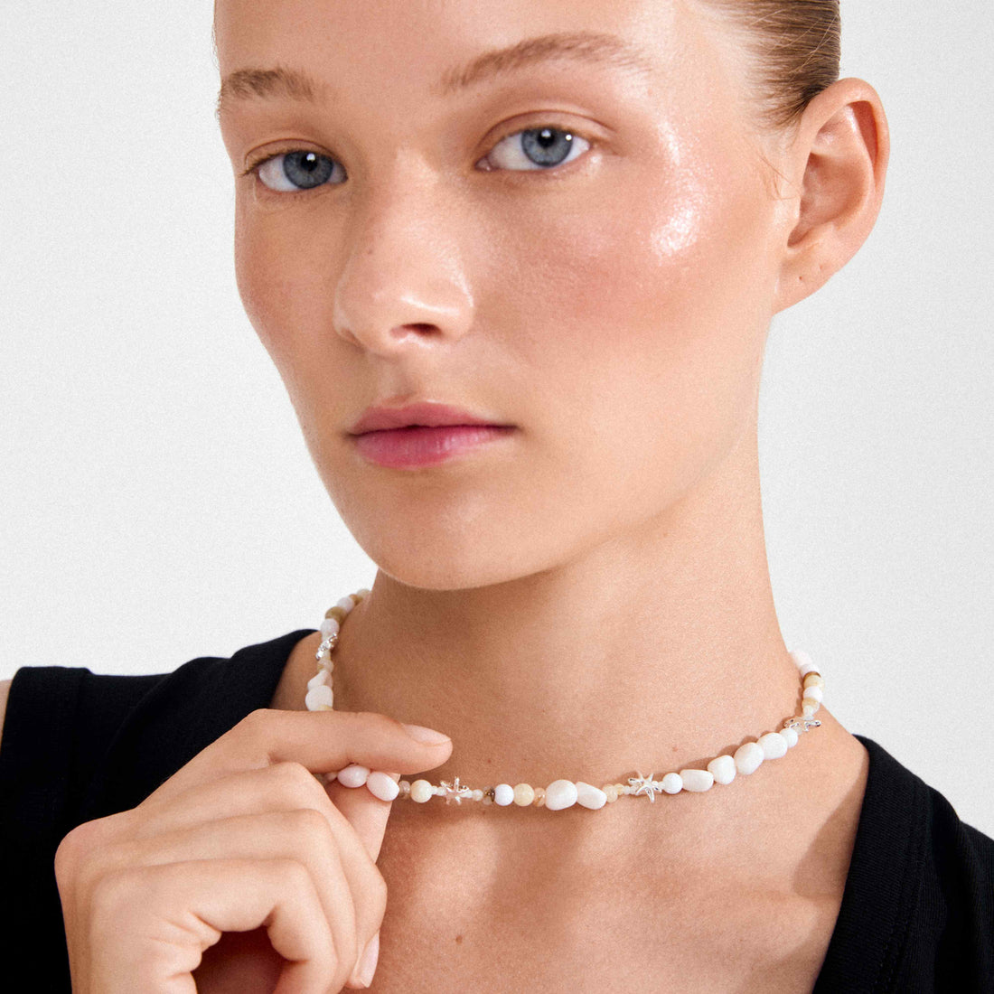 PRISM recycled beads necklace