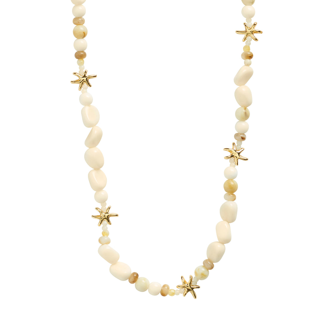 PILGRIM PRISM necklace white