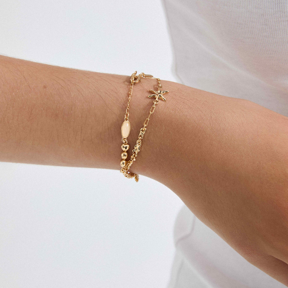 PRISM recycled charms necklace & bracelet 2-in-1